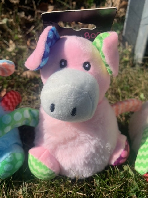 Hem and Boo Puppy & Small Breed Patchwork Toys 15cm