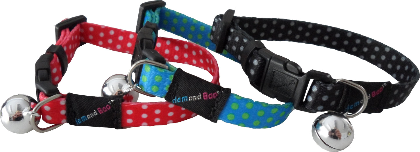 Hem and Boo Spotty Cat Collars