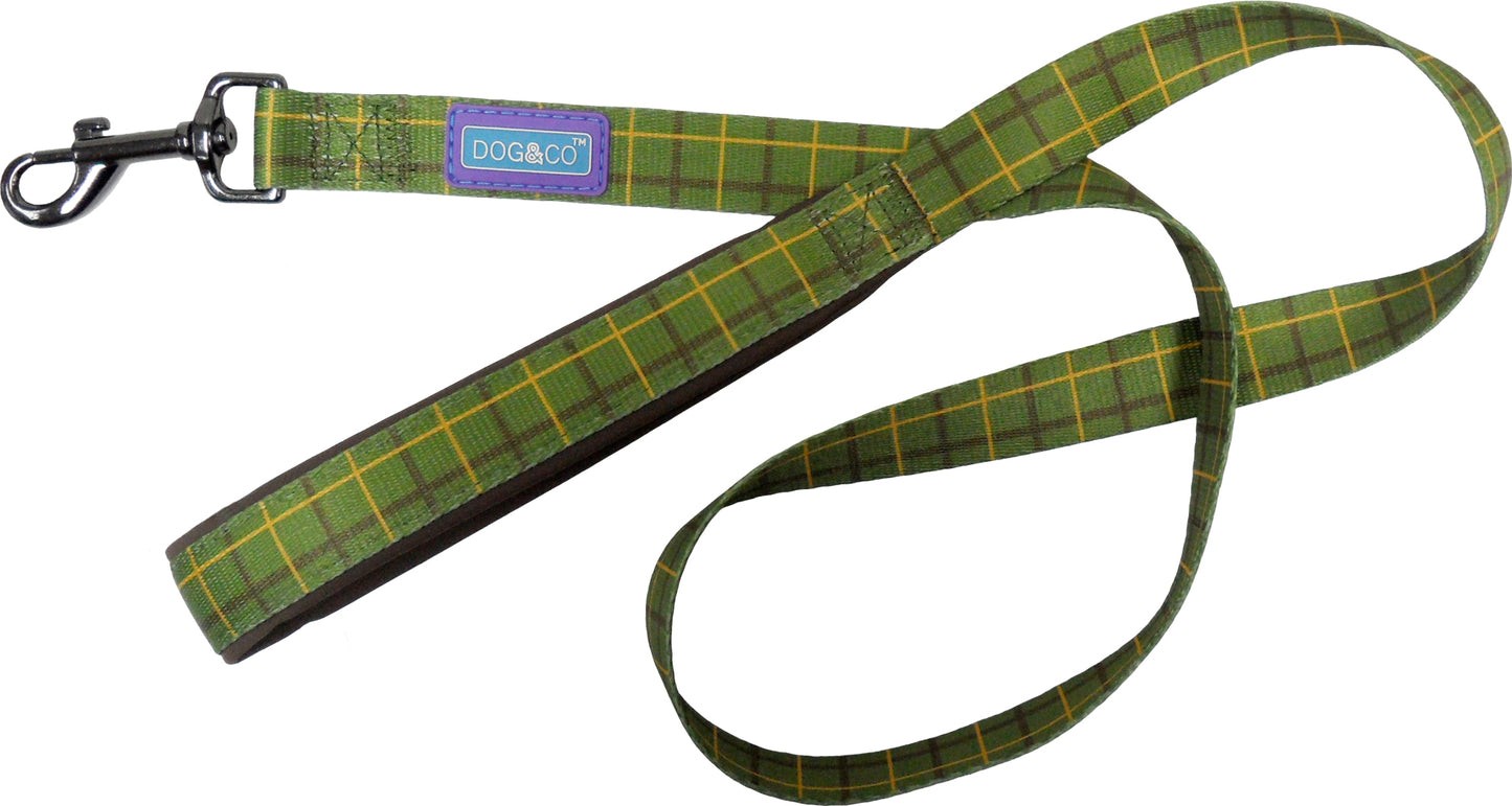 Dog & Co Country Check Buckle Collar and Leads - 2 colours - DC57/47/DL57/47