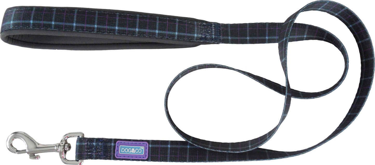 Dog & Co Country Check Buckle Collar and Leads - 2 colours - DC57/47/DL57/47