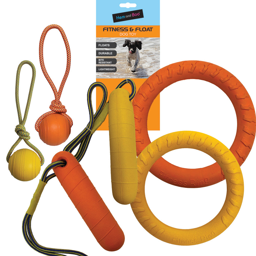 Hem and Boo Floating Sausage With Rope Dog Toy (DT5355) 61cm