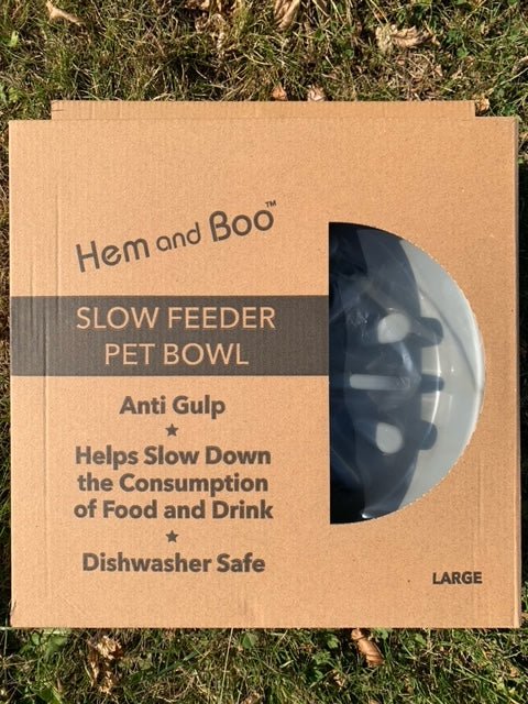 Hem and Boo Slow Feeder Bowls - Large 26cm (FB5312)