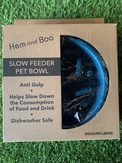 Hem and Boo Slow Feeder Bowls - Medium 22cm (FB5311)