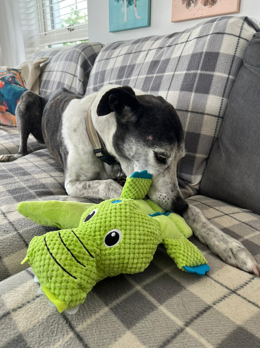 Multi Squeaker Cow, Crocodile & Duck Soft Toys 75cm